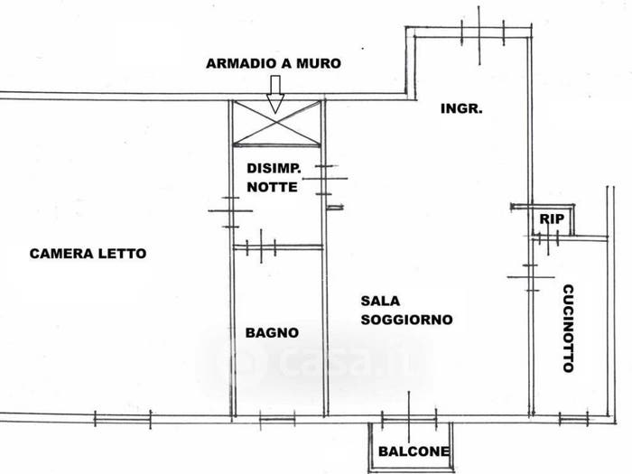 Appartamento bilocale in vendita in Via Sigismondo Caula, San Faustino, Modena