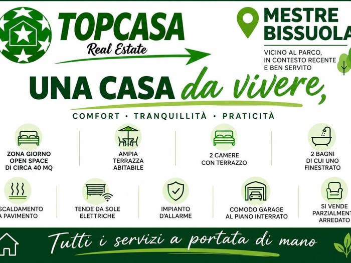 Appartamento trilocale in vendita in Via Bissuola, Carpenedo Bissuola, Venezia