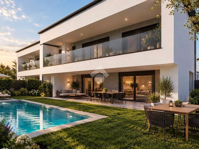 Appartamento quadrilocale in vendita in Via Benedetto Croce, Centro, Casirate d'Adda