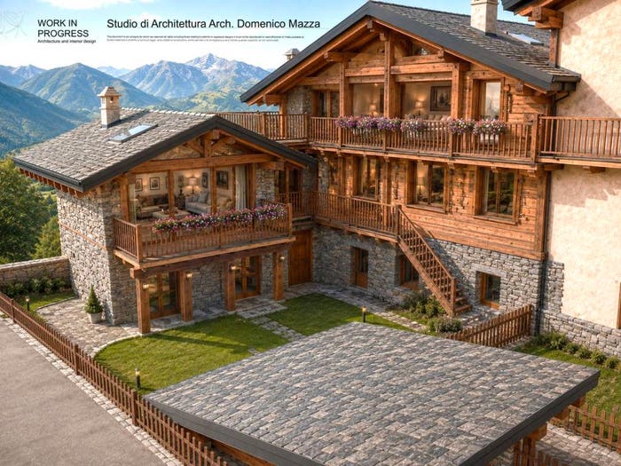 Casa con 6 locali in vendita in Via Santa Barbara, Centro, Courmayeur