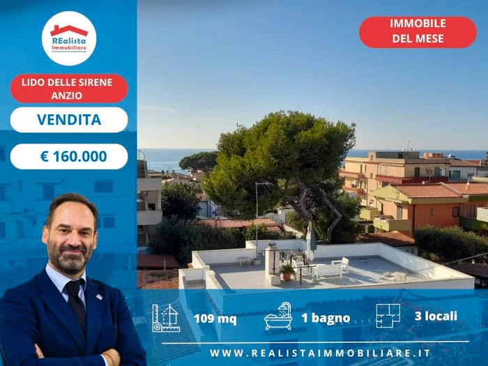 Appartamento trilocale in vendita in Lido di Cincinnato Sirene, Anzio
