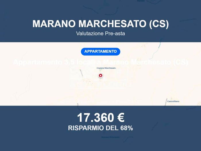 Appartamento trilocale in vendita in Via Ranghi, Marano Marchesato