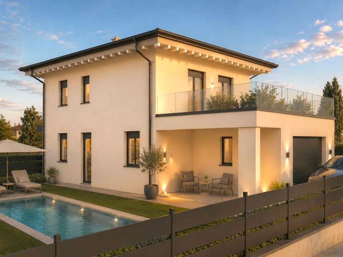 Casa quadrilocale in vendita in Via Sant'Eurosia, Centro, Montichiari