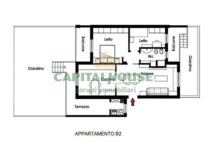 Appartamento trilocale in vendita in Via Nazionale delle Puglie, Casamarciano