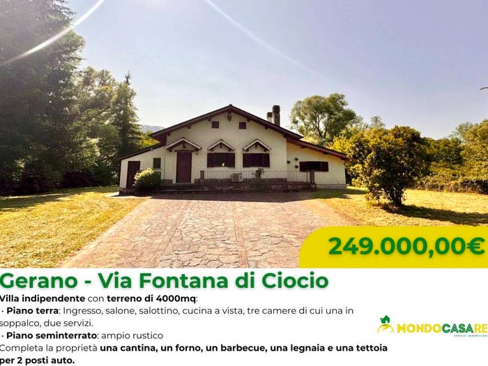 Casa con 5 locali in vendita in Via Fontana di Ciocio, Gerano