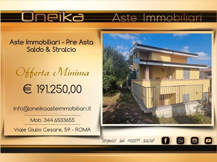 Casa quadrilocale in vendita in Via Passo del Muraglione, Cioccati Zucchetti, Nettuno