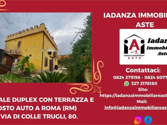 Casa trilocale in vendita in Via di Colle Trugli, Finocchio, Roma
