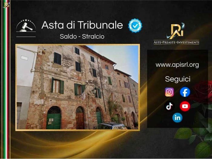 Appartamento quadrilocale in vendita in Via Amos Cassioli, Centro, Asciano