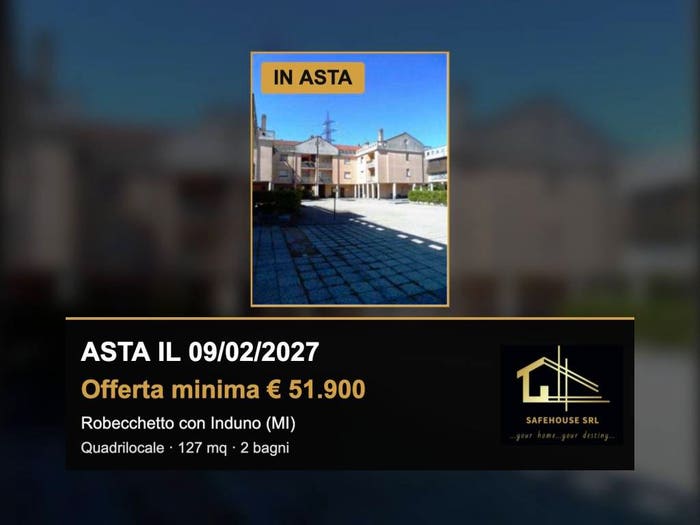 Appartamento quadrilocale in vendita in Via Vincenzo Monti, Centro, Robecchetto con Induno
