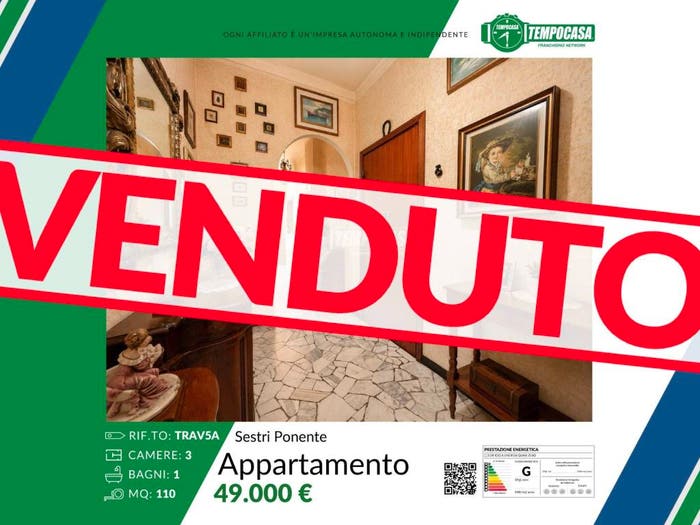 Appartamento con 5 locali in vendita in Traversa Alla Costa a, Sestri Ponente, Genova