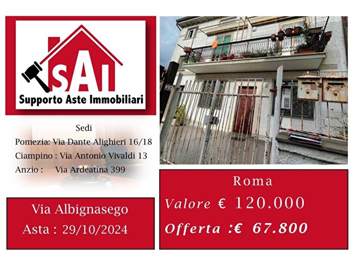 Appartamento quadrilocale in vendita in Via Albignasego, Osteria Nuova, Roma