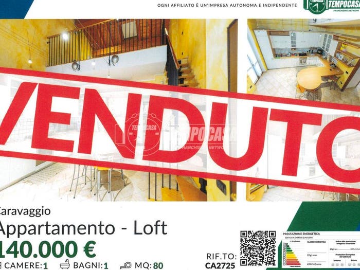 Appartamento trilocale in vendita in Centro, Caravaggio