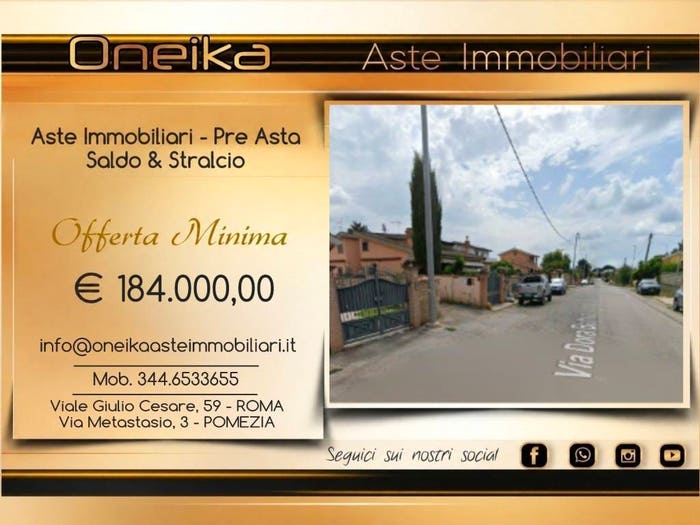 Casa quadrilocale in vendita in Via Dora Baltea, Tor San Lorenzo Nuova California, Ardea
