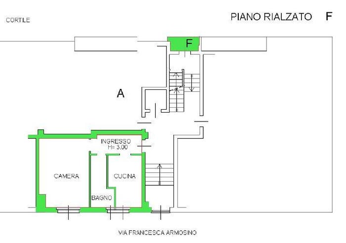 Appartamento bilocale in vendita in Via Francesca Armosino, Ospedale, Asti