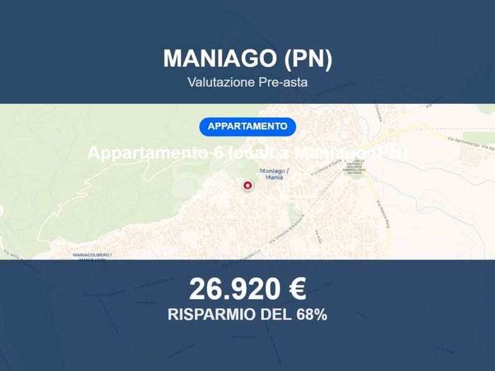 Appartamento con 6 locali in vendita in Via San Carlo, Centro, Maniago
