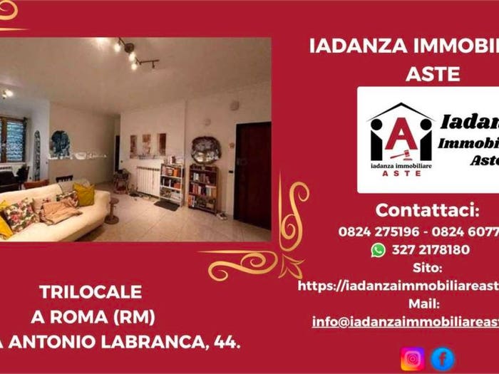 Appartamento trilocale in vendita in Via Antonio Labranca, La Giustiniana, Roma