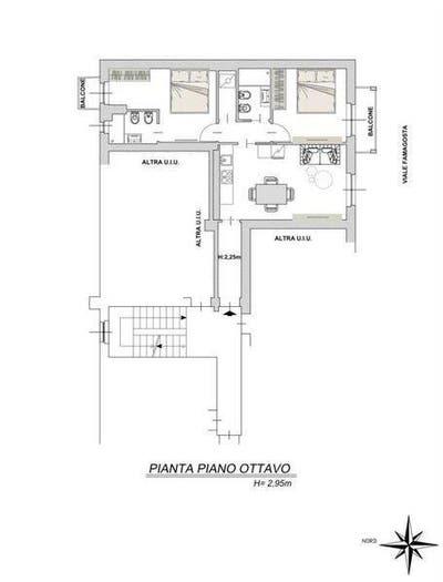 Appartamento trilocale in vendita in Viale Famagosta, Famagosta, Milano