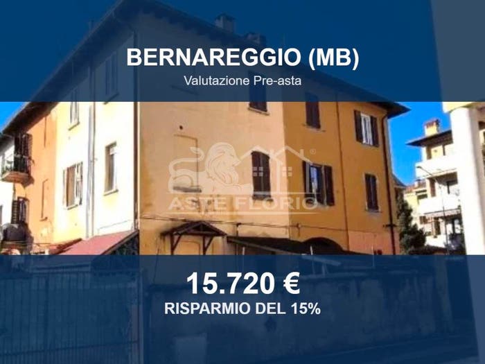 Appartamento bilocale in vendita in Via Giuseppe Garibaldi, Centro, Bernareggio