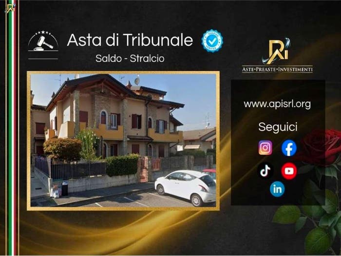 Appartamento trilocale in vendita in Via trento b, Ospitaletto