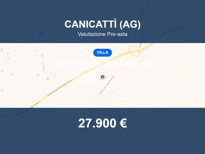Casa con 6 locali in vendita in Contrada Vallone Lo Dico snc, Canicattì