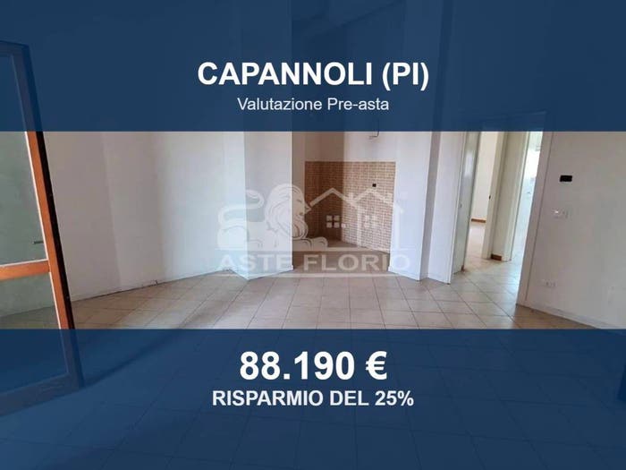Appartamento trilocale in vendita in Via Gramsci, Centro, Capannoli
