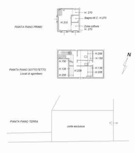 Appartamento quadrilocale in vendita in Via Pasubio, Cecina Centro, Cecina