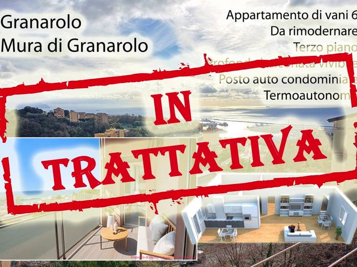 Appartamento trilocale in vendita in Mura di Granarolo, Granarolo, Genova