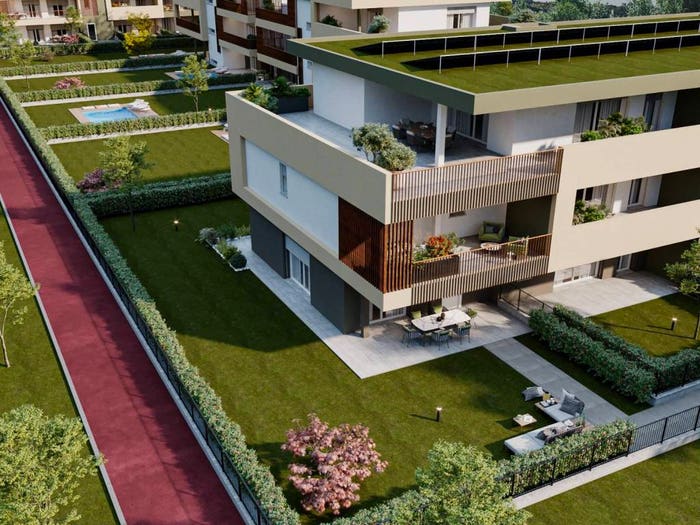 Casa quadrilocale in vendita in Viale Unità D'Italia angolo via libertà, Busnago
