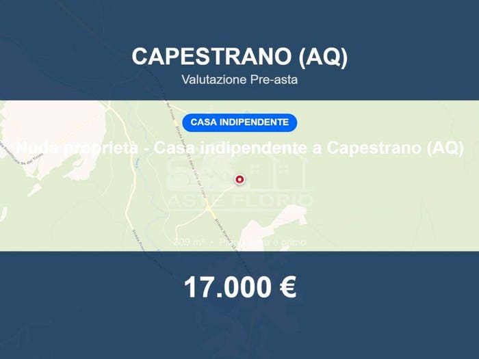 Casa con 5 locali in vendita in Via San Martino, Capodacqua, Capestrano