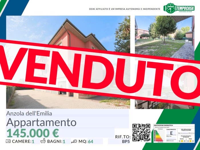 Appartamento bilocale in vendita in Via Guido della Corte, Castelletto, Anzola dell'Emilia