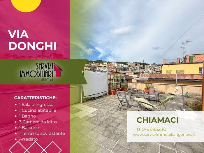 Appartamento quadrilocale in vendita in Via Donghi, San Fruttuoso, Genova
