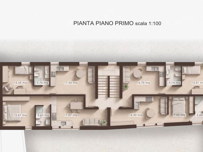 Appartamento bilocale in vendita in Via del Portonaccio, Centro Storico, Forlì