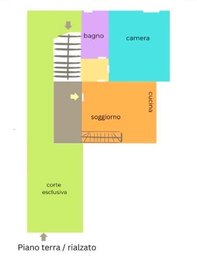 Appartamento trilocale in vendita in Via Montanara, Cecina Centro, Cecina
