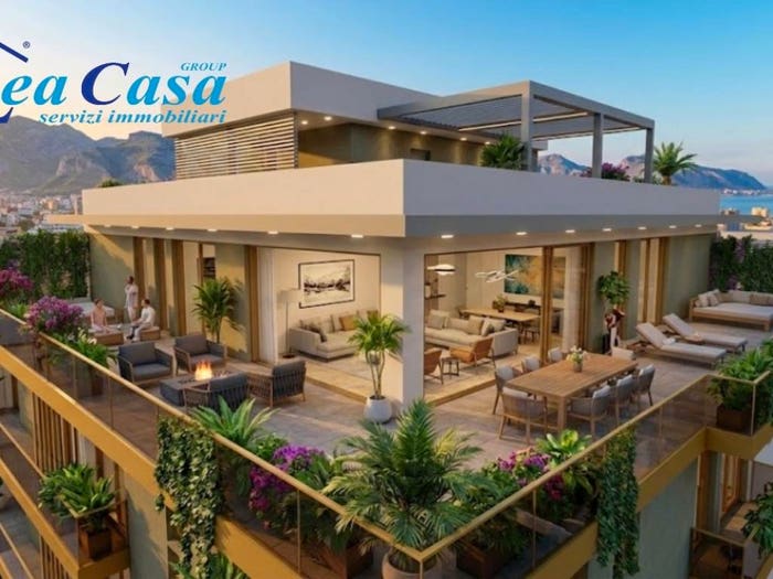 Casa trilocale in vendita in Via dei Cantieri, Montepellegrino, Palermo