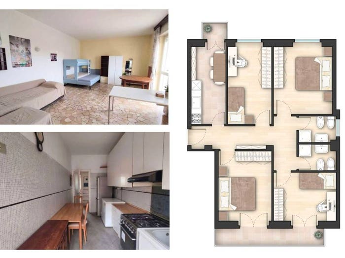 Appartamento trilocale in vendita in Via Novara, Quarto Cagnino, Milano