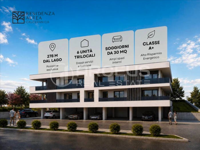 Appartamento trilocale in vendita in Via A Tartarotti, Calceranica al Lago