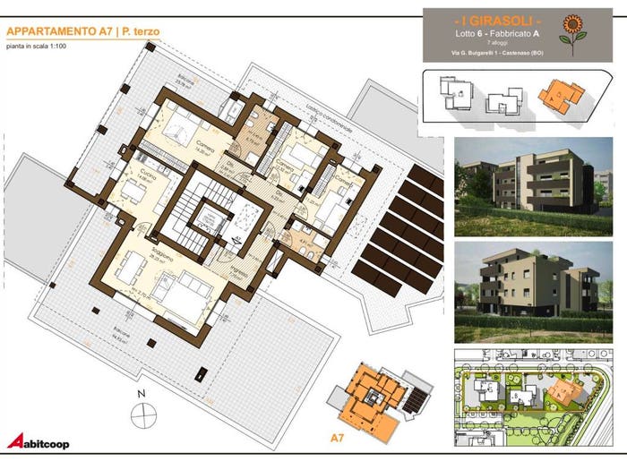Casa quadrilocale in vendita in Viale Pierre De Coubertin, Castenaso