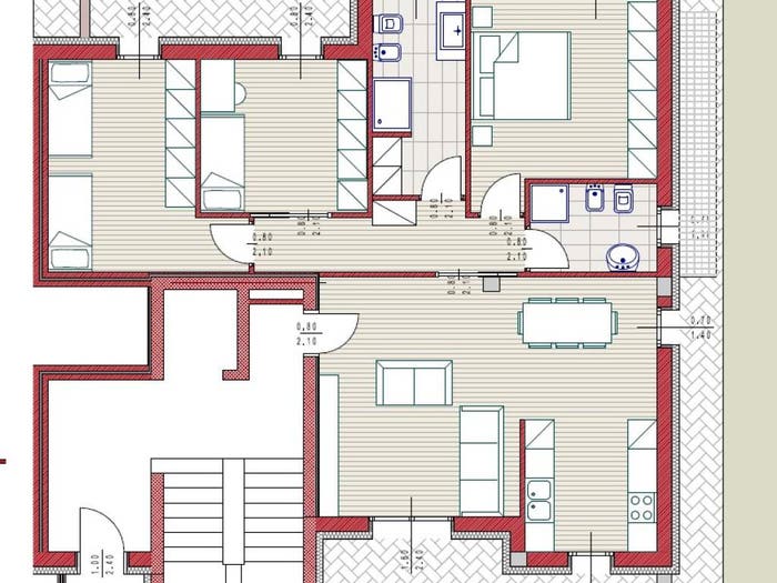 Appartamento con 5 locali in vendita in Corso Europa, Stadio, Piacenza