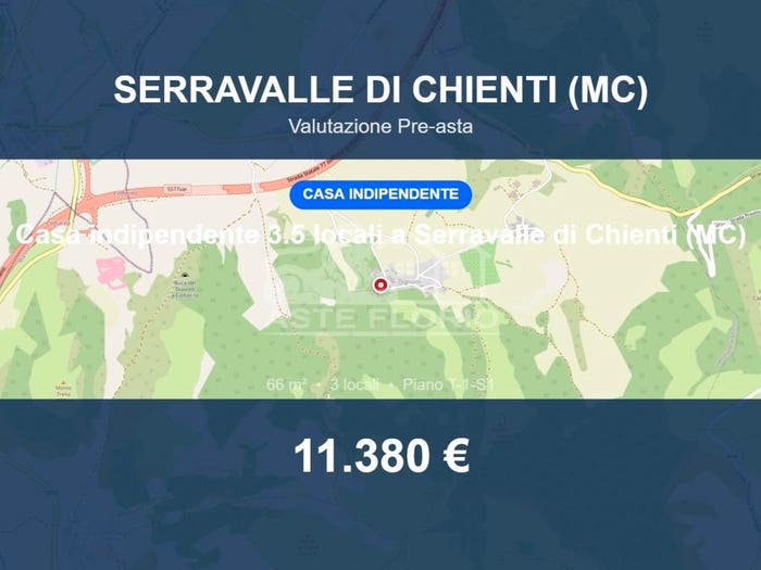 Casa trilocale in vendita in Frazione Dignano, Dignano, Serravalle di Chienti
