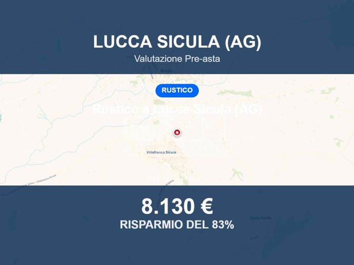 Casa trilocale in vendita in SS null, Lucca Sicula