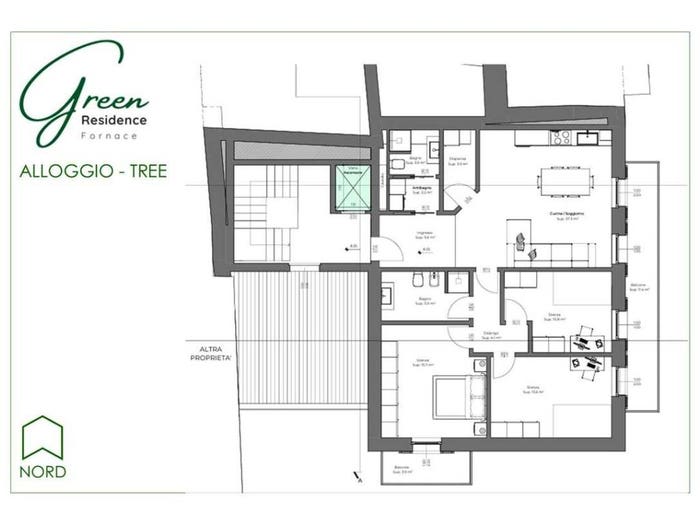 Appartamento quadrilocale in vendita in Via del Cortiveder, Centro, Fornace