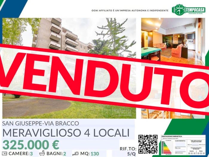 Appartamento quadrilocale in vendita in Via Roberto Bracco, San Giuseppe, Monza