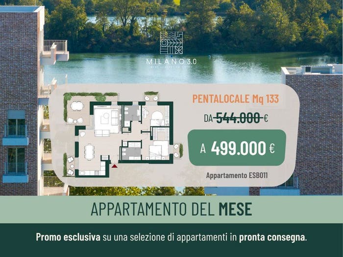 Appartamento trilocale in vendita in Piazza Marco Polo, Milano, Basiglio