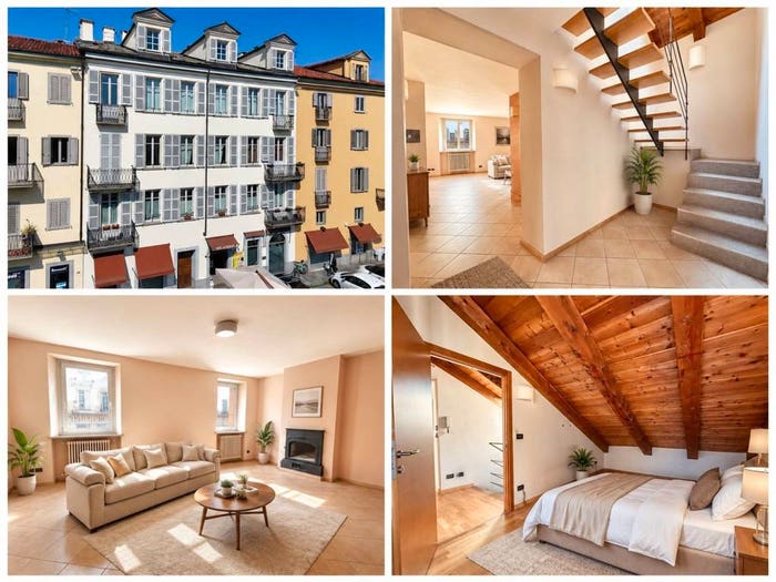 Appartamento quadrilocale in vendita in Via Clemente Lequio, Centro, Pinerolo
