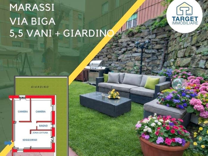 Appartamento trilocale in vendita in Via Giacomo Biga, Marassi, Genova