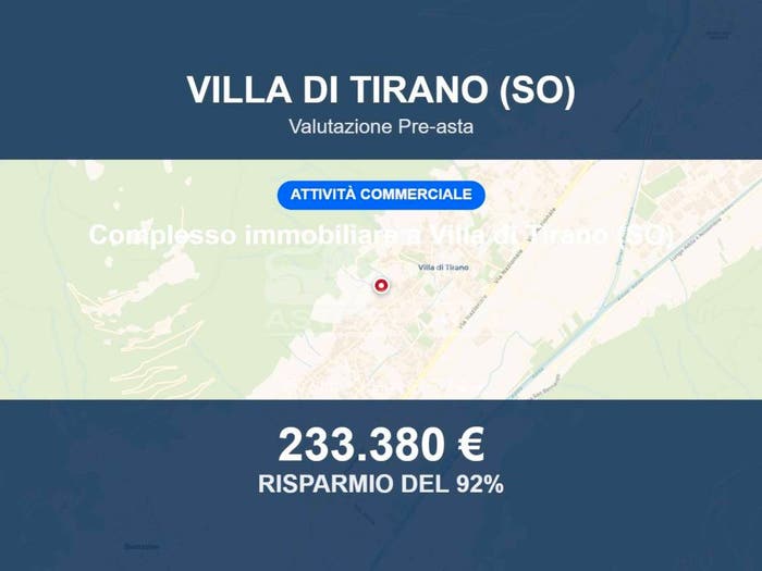 Appartamento monolocale in vendita in Via Stefano Bongioni, Villa, Villa di Tirano