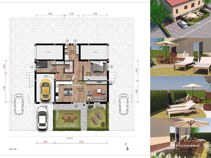 Appartamento trilocale in vendita in Via Aguta, Bagnacavallo