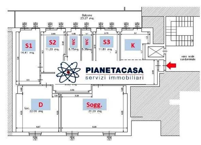 Appartamento con 5 locali in vendita in via Divisione Julia, Borgo Palazzo, Bergamo
