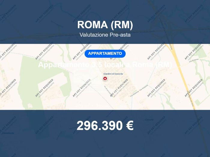 Appartamento trilocale in vendita in Via Polverigi, Lunghezza Castelverde, Roma