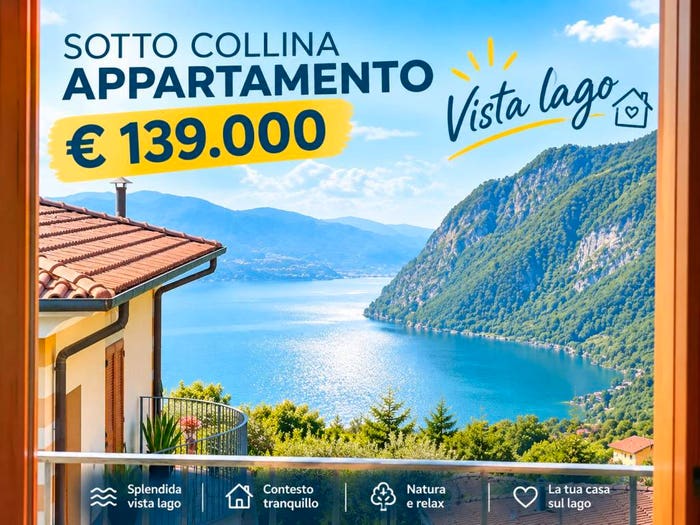 Appartamento trilocale in vendita in Via Monte Adamello, Centro, Solto Collina